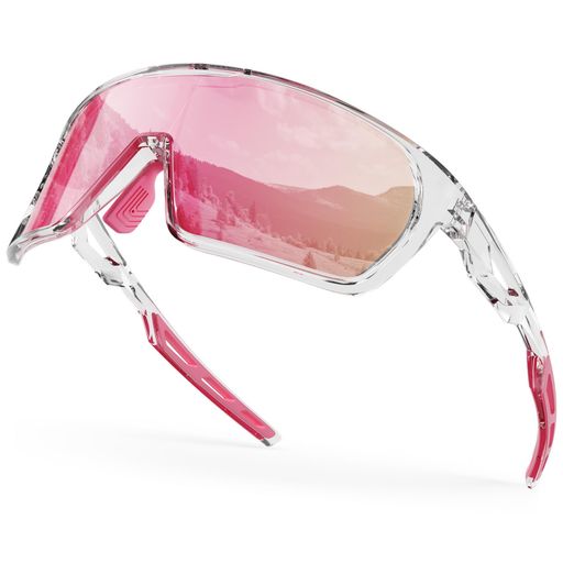 [HAAYOT]スポーツサングラス野球ランニングロードバイク対応UV400完全遮断偏光レンズ25g超軽量TR90フレ..