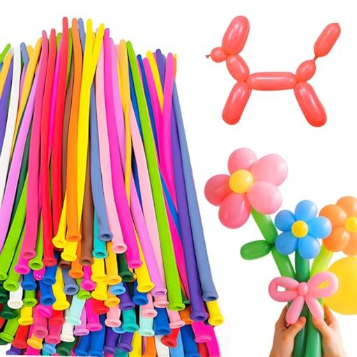 Mprocen風船100本セット細長い風船マカロンカラー魔術風船バルーンアートマジックバルーンツイストバルーン丈夫誕生日会飾り付けイベントパーティー結婚式