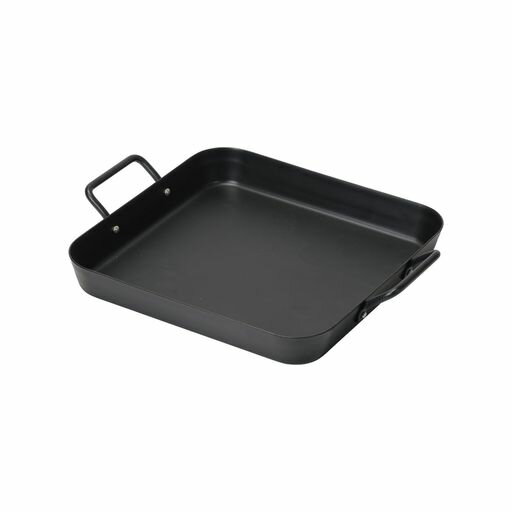 パール金属鉄製グリルプレート鉄板チヂミパン25x25cmIH対応ガス火対応アウトドアキャンプ韓味家HC-82