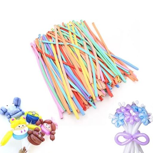 Mirhuaバルーン100本入りカラーランダムマジック細長い風船セットが襲来!気軽にパーティーやお祭りなどのイベントに幻想的な雰囲気をプラスします。(3)