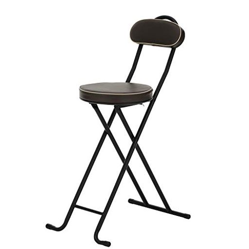 武田コーポレーションチェア・折りたたみ・ハイタイプ・キッチン・ダイニングブラウン35.5x57x86cm折り..