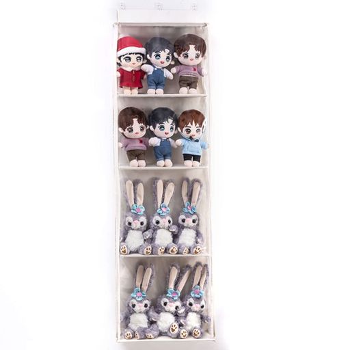 ぬいぐるみ ご注意: ※本ページはウォールポケットの販売だけです!ぬいぐるみは付きません.。ご了承ください。 素材:綿布、透明PVC 段数:4段/5段 本体、カバーのビニール、ファスナー部は、素材の良い物を採用しています。 それ商品を3つのフックでドアにかけて、部屋の空間を節約するようにします。スペースを節約するデザインで、使わないときは小さなサイズに折りたためることができます。 広々とした空間を保ちながら、ぬいぐるみや小物などをすっきりと収納できます。 子供部屋の本棚、リビング収納など、様々なシーンで活躍します。