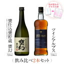 お酒 ギフトセット 色が変わるグラス付き 2本セット ( 芋焼酎 甕幻 720ml & ウイスキー TWIN ALPS 750ml ) / 送料無料 お祝い ギフト 対応無料 本坊酒造 焼酎 マルスウイスキー セット 男性 プレゼント / 本坊酒造 公式通販