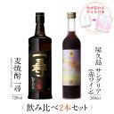 お酒 ギフトセット 色が変わるグラス付き 2本セット ( 麦焼酎 一尋 720ml + 屋久島サングリア パッション&赤ワイン 500ml ) / 送料無料 お...