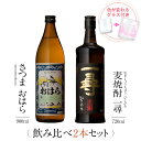 焼酎 ギフトセット 色が変わるグラス付き 2本セット ( 芋焼酎 さつまおはら 900ml & 麦焼酎 一尋 720ml ) / 送料無料 お祝い ギフト 対応無料 本坊酒造 芋焼酎 麦焼酎 セット 男性 プレゼント / 本坊酒造 公式通販