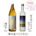 【要エントリー ポイント10倍】 お酒 ギフトセット 色が変わるグラス付き 2本セット ( 芋焼酎 魂の芋 900ml + 屋久島サングリア パッション&白ワイ...