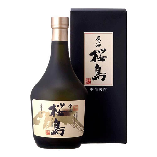 焼酎 原酒 桜島 37度 720ml 化粧箱入り 芋 芋焼酎