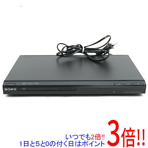 【いつでも2倍！1日と5.0のつく日、18日は3倍！】【中古】SONY製 DVDプレーヤー DVP-SR200P リモコンなし