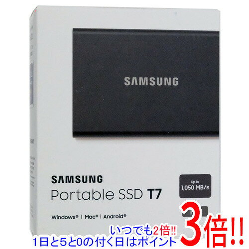 【延長保証対応!!】SAMSUNG ポータブルSSD T7 MU-PC1T0T/EC 1TB チタングレー