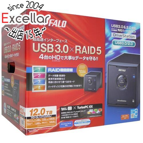 【延長保証対応!!】BUFFALO製外付HD HD-QL12TU3/R5J USB2.0/USB3.0 12TB 【延長保証対応!!】BUFFALO製外付HD HD-QL12TU3/R5J USB2.0/USB3.0 12TB