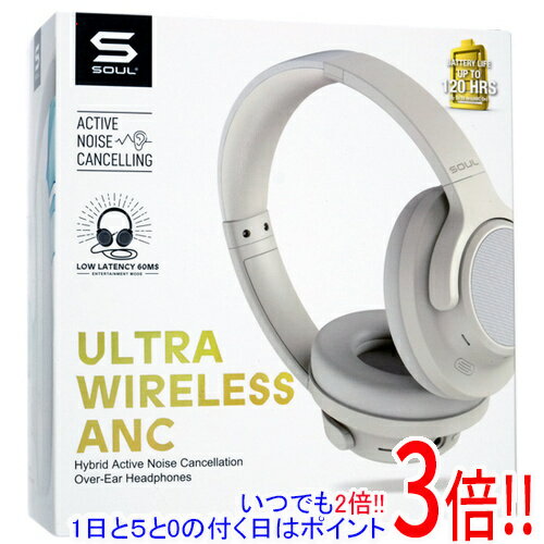 SOUL ハイブリッドアクティブノイズキャンセルヘッドホン ULTRA WIRELESS ANC SU80BI Beige