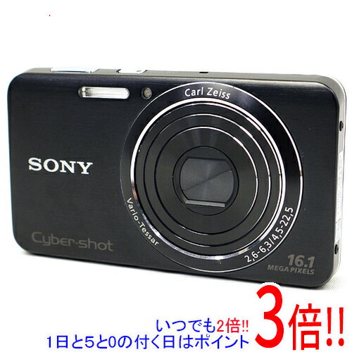 【いつでも2倍！1日と5.0のつく日、18日は3倍！】【中古】SONY製 Cyber-shot DSC-W630 ブラック 1610万画素
