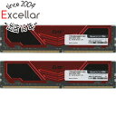 【いつでも2倍!5.0のつく日、18日は3倍!】【中古】Team TPRD48G2666HC19BK DDR4 PC4-21300 8GB 2枚組