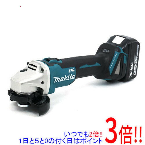 【いつでも2倍！1日と5.0のつく日、18日は3倍！】【新品訳あり】 マキタ 充電式ディスクグラインダー GA404DRGXN バッテリー1個なし