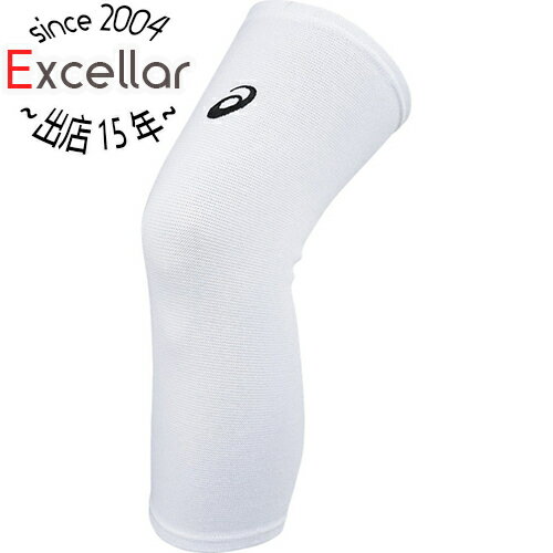 【いつでも2倍!1日と5.0のつく日、18日は3倍!】asics アシックス Mサイズ バレーボール VBニースリーブ XWP068 ホワイト/ブラック