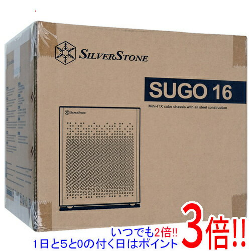 【いつでも2倍！1日と5.0のつく日、18日は3倍！】【新品訳あり(箱きず・やぶれ)】 SILVERSTONE製 PCケース SST-SG16P ピンク