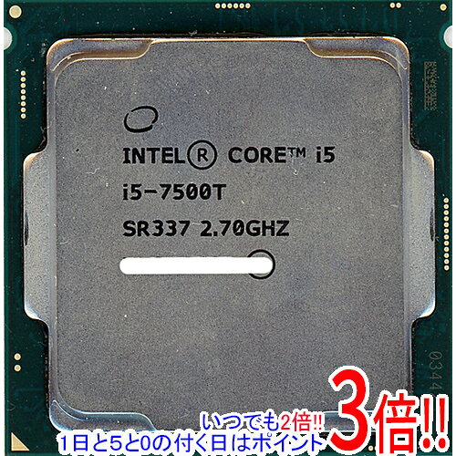 【いつでも2倍！1日と5.0のつく日、18日は3倍！】【中古】Core i5 7500T 2.7GHz 6M LGA1151 35W SR337