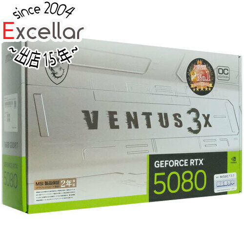 【いつでも2倍！5.0のつく日、18日は3倍！】MSI製グラボ GeForce RTX 5080 16G VENTUS 3X OC WHITE PCIExp 16GB