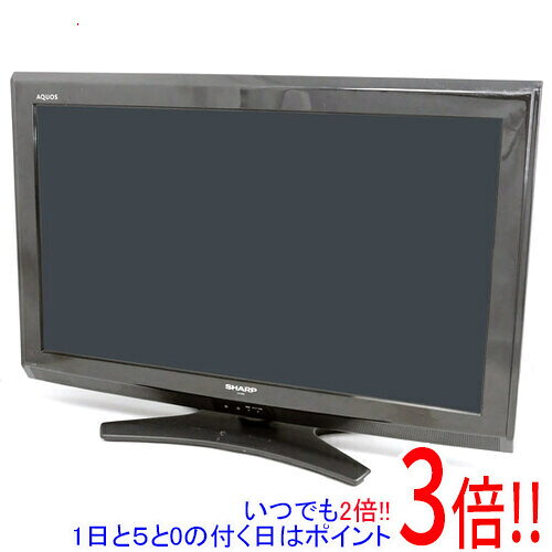 【中古】SHARP 32V型 ハイビジョン液晶テレビ AQUOS LC-32E9 リモコンなし 液晶画面いたみ