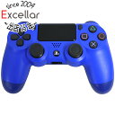【いつでも2倍!1日と5.0のつく日、18日は3倍!】【中古】SONY ワイヤレスコントローラー DUALSHOCK4 ウェイブ・ブルー CUH-ZCT2J12 本体のみ 訳あり