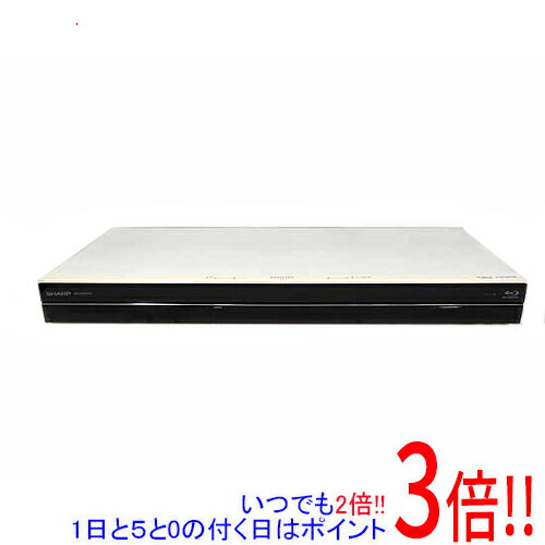 【いつでも2倍！1日と5.0のつく日、18日は3倍！】【中古】SHARP AQUOS ブルーレイディスクレコーダー BD-WW1000 ホワイト リモコンなし