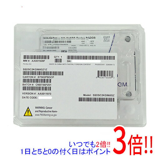 【いつでも2倍！1日と5.0のつく日、18日は3倍！】Solidigm SSD D3-S4620 SSDSC2KG960GZ1Z 960GB