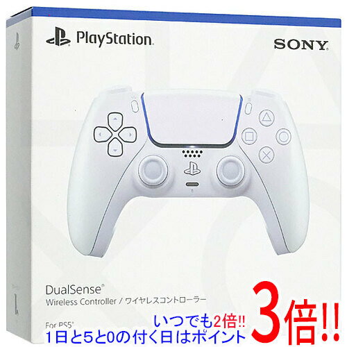 【いつでも2倍!1日と5.0のつく日、18日は3倍!】【中古】SONY ワイヤレスコントローラー DualSense CFI-ZCT1J12 クロマ パール 本体のみ 元箱あり 【いつでも2倍!1日と5.0のつく日、18日は3倍!】【中古】SONY ワイヤレスコントローラー DualSense CFI-ZCT1J12 クロマ パール 本体のみ 元箱あり