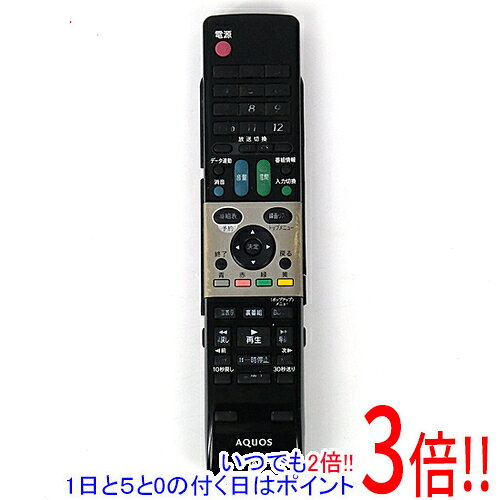 Cameras - 【中古】SHARP テレビリモコン GA738WJSA 本体いたみ