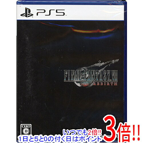 商品名ファイナルファンタジーVII リバース(FINAL FANTASY VII REBIRTH) PS5商品状態新品です。※本商品は、製品の性質上、開封後の返品はお受けできませんのでご了承ください。仕様メーカー:スクウェア・エニックス[基本仕様]ジャンル RPGCERO 「C」15歳以上対象プレイ人数 1人[対応機種]PS5(プレイステーション5)その他※掲載画像は代表画像です。実際の商品と細部が異なる場合がございますので、商品状態につきましては表記の内容をご確認ください。※返品についてはこちらをご覧ください。※プロダクトコードなどのコード付き商品について 有効期限の記載がない商品は有効期限が終了している場合があります。 有効期限につきましては、メーカーにてご確認ください。　