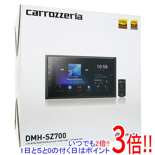 【いつでも2倍！1日と5.0のつく日、18日は3倍！】Pioneer 6.8V型ワイドVGA/Bluetooth/USB/チューナー・DSPメインユニット DMH-SZ700