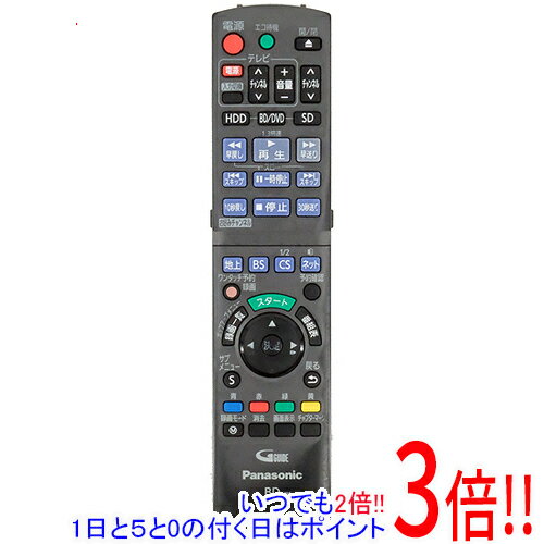 樂天商城 - 【いつでも2倍！1日と5.0のつく日、18日は3倍！】【中古】Panasonic ブルーレイディスクレコーダー用リモコン N2QAYB000686 本体いたみ