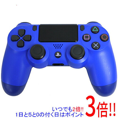 商品名【中古】SONY ワイヤレスコントローラー DUALSHOCK4 ウェイブ・ブルー CUH-ZCT2J12 本体のみ 型番シールなし商品状態動作確認済みの中古品です。※中古品のため、使用感や傷、汚れ等がある場合がございます。※型番シールが剥がれています。商品説明新しいDUALSHOCK 4 (CUH-ZCT2シリーズ)本体前面のライトバーが発する光をタッチパッド上でも一筋のラインとして表示し、キャラクターの識別や体力状況などがをひと目で認識できるようにすることで、より直感的なゲーム操作を実現しました。さらに、従来のBluetooth通信に加えUSBケーブルでの通信にも対応し、有線によるボタン入力も可能です。商品名ワイヤレスコントローラー(DUALSHOCK 4)型番CUH-ZCT2J12 [ウェイブ・ブルー]仕様外形寸法 約161mm × 57mm × 100mm (幅 × 高さ × 奥行き) (最大突起物除く)質量 約210gキー・スイッチ類 PSボタン、SHAREボタン、OPTIONSボタン 方向キー（上下左右）、アクションボタン（○×△□）、L1/R1/L2/R2ボタン、左スティック/L3ボタン、右スティック/R3ボタン、パッドボタンタッチパッド 2点検出式タッチパッド、クリック機構、静電容量方式モーションセンサー 6軸検出システム（3軸ジャイロ、3軸加速度）その他の機能 ライトバー、振動機能、スピーカー(モノラル)内蔵主な端子 USB端子(Micro B)、拡張端子、ステレオヘッドホン/マイク端子USB接続 PlayStation4とのUSBケーブル通信に対応/有線によるボタン入力が可能※ PS4のシステムソフトウェアを最新のバージョンにアップデートしてください。無線規格 Bluetooth Ver2.1+EDR準拠バッテリー 電池種類：内蔵型リチウムイオン充電池/電圧：DC3.65V/電池容量：1000mAh付属品※付属品なし。本体のみとなります。ご確認後、ご検討お願い致します。その他※掲載画像は代表画像です。実際の商品と細部が異なる場合がございますので、商品状態につきましては表記の内容をご確認ください。※返品についてはこちらをご覧ください。　