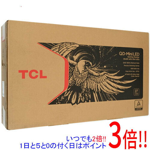 【いつでも2倍！1日と5.0のつく日、18日は3倍！】【中古】TCL 27型 ゲーミングモニター 27G64 未使用