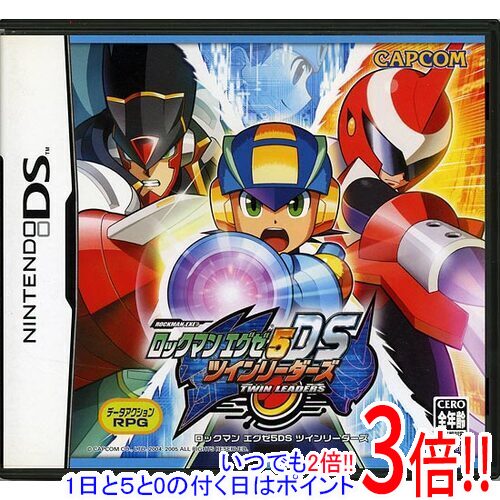 乐天商城 - 【いつでも2倍！1日と5.0のつく日、18日は3倍！】【中古】ロックマン エグゼ5DS ツインリーダーズ