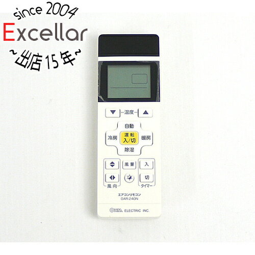 【いつでも2倍!5.0のつく日、18日は3倍!】【中古】オーム電機 エアコンリモコン OAR-240N