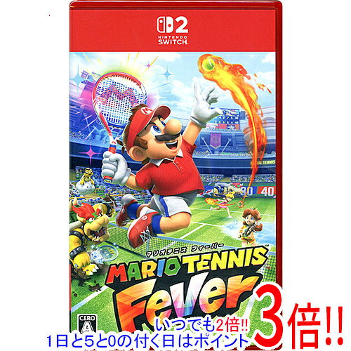 商品名マリオテニス フィーバー Nintendo Switch 2商品状態新品です。※本商品は、製品の性質上、開封後の返品はお受けできませんのでご了承ください。仕様メーカー:任天堂[仕様]ジャンル スポーツ販売形態 パッケージ版Nintendo Switch 2 専用 ○amiibo対応 ○オンライン 対応CERO CERO「A」全年齢対象[プレイ人数]TVモード 1〜4 人テーブルモード 1〜4 人携帯モード 1 人その他人数 プレイ人数：1〜4人/ローカル通信：2〜4人/インターネット通信：1〜4人その他※掲載画像は代表画像です。実際の商品と細部が異なる場合がございますので、商品状態につきましては表記の内容をご確認ください。※返品についてはこちらをご覧ください。※プロダクトコードなどのコード付き商品について 有効期限の記載がない商品は有効期限が終了している場合があります。 有効期限につきましては、メーカーにてご確認ください。　