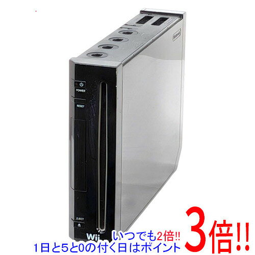 商品名【中古】任天堂 家庭用ゲーム機 Wii [ウィー] クロ 本体のみ カバーなし・本体いたみ商品状態動作確認済みの中古品です。※中古品のため、使用感や傷、汚れ等がございます。※本体上部のカバーはありません。※本体に多数の擦り傷が見られます。仕様入力端子・USB2.0 × 2・SDカードスロット ×1・ゲームキューブコントローラポート ×4・ゲームキューブメモリカードスロット ×2・AVマルチ出力端子 ×1（新AVケーブル採用）・センサーバー接続端子 ×1サイズ 幅x高さx奥行 44×157×215.4 mm(突起物含まず)付属品※電源コード、Wiiリモコンはありません。※本体のみとなります。ご確認後、ご検討お願い致します。その他※掲載画像は代表画像です。実際の商品と細部が異なる場合がございますので、商品状態につきましては表記の内容をご確認ください。※返品についてはこちらをご覧ください。　