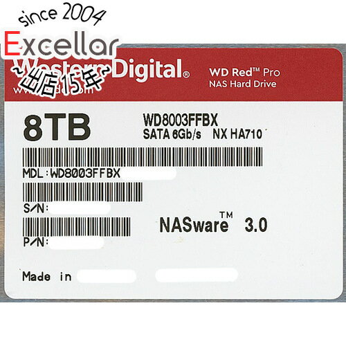 【いつでも2倍！5．0のつく日は3倍！1日も18日も3倍！】Western Digital製HDD WD8003FFBX 8TB SATA600 7200