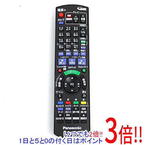 樂天商城 - 【いつでも2倍！1日と5.0のつく日、18日は3倍！】【中古】Panasonic ブルーレイディスクレコーダー用リモコン N2QAYB000918 本体いたみ