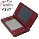 商品名【中古】任天堂 ニンテンドーDSi LL ワインレッド UTL-S-WRA商品状態 動作確認済みの中古品です。 ※中古品ですので、傷、汚れ等ある場合がございます。 商品説明 広い視野角、大きな画面 ニンテンドーDSi LLの画面は4.2型。 DSを大きな画面で楽しみたいという方のために、『カメラ』、 『音楽プレイヤー』、『DSiメニュー』などの特徴はそのままに、 『大きな画面のDSi』として新しくラインナップに加わりました。 ※ニンテンドーDSiでは、ゲームボーイアドバンス用ソフトはお使いいただけません。また、ゲームボーイアドバンス用スロットに差し込むニンテンドーDS向け周辺機器や、ゲームボーイアドバンスカートリッジとの連動機能は使用できません。 商品名 任天堂　ニンテンドーDSi LL カラー ワインレッド 型番 UTL-S-WRA 基本仕様 液晶サイズ　4.2型 液晶画面　透過型TFTカラー液晶（26万色表示可能） 使用電池　ニンテンドーDSi用ACアダプタ/専用バッテリーパック 充電時間　約3時間 電池継続時間 ・最低輝度　約13〜17時間 ・低輝度　約11〜14時間 ・中輝度　約9〜11時間 ・高輝度　約6〜8時間 ・最高輝度　約4〜5時間 ※使用するソフトにより異なります。 対応ソフト ・ニンテンドーDS専用ソフト ・ニンテンドーDSi専用ソフト ・ニンテンドーDSiウェア 入力端子 ・DSカードスロット ・SDメモリーカードスロット ・ACアダプタ接続端子 ・ステレオヘッドホン／マイク接続端子 サイズ 横x縦x厚さ 161.0×91.4×21.2 mm(タッチペン長さ　約129.3mm) 重さ 約314g（バッテリーパック・タッチペン含む） 付属品 ※画像のものがすべてです。ご確認後、ご検討お願い致します。 その他 ※商品の画像はイメージです。その他たくさんの魅力ある商品を出品しております。ぜひ、見て行ってください。※返品についてはこちらをご覧ください。　