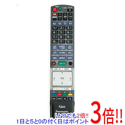 Cameras - 【いつでも2倍！1日と5.0のつく日、18日は3倍！】【中古】Panasonic ブルーレイディスクレコーダー用リモコン N2QBYB000012 本体いたみ