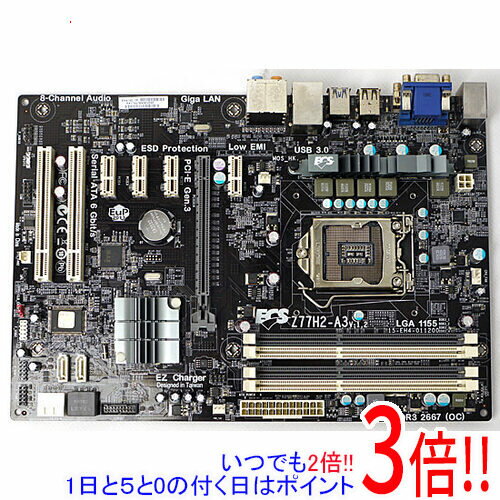 【いつでも2倍！1日と5.0のつく日、18日は3倍！】【中古】ECS製 ATXマザーボード Z77H2-A3 (V1.2)