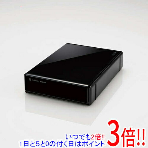 【延長保証対応!!】ELECOM 外付ハードディスク ELD-QEN2020UBK ブラック 2TB