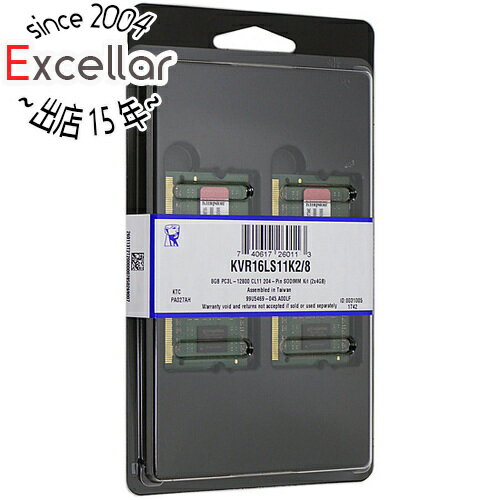顼3ۡŷԾŹ㤨֡ڤĤǤ2ܡ15.0ΤĤ183ܡKingston KVR16LS11K2/8 SODIMM DDR3L PC3L-12800 4GB 2ȡפβǤʤ5,899ߤˤʤޤ