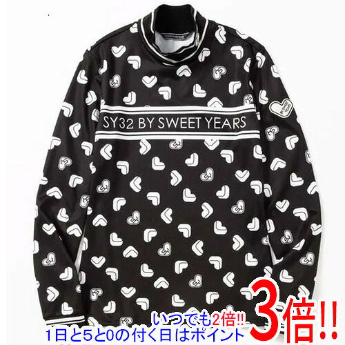 Rakuten - 【いつでも2倍！1日と5.0のつく日、18日は3倍！】SY32 by SWEET YEARS Lサイズ SWEET LOGO PRINTED L/S MOCK SYG-25A8-13 ブラック