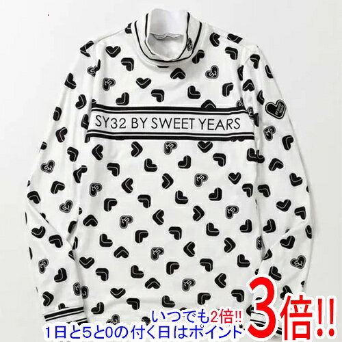 商品名SY32 by SWEET YEARS Mサイズ SWEET LOGO PRINTED L/S MOCK SYG-25A8-13 ホワイト商品状態新品商品説明ストレッチ素材を使用したロングスリーブモックネック。ハートロゴモノグラムを昇華プリントで表現した総柄が特徴的。左袖のハートロゴワッペンも印象的。商品名SWEET LOGO PRINTED L/S MOCK型番SYG-25A8-13カラーホワイト(WHITE)サイズM仕様身幅 46.5cm 着丈 61cm 肩幅 38cm 袖丈 59cm 素材 ポリエステル 100％ 機能性 ストレッチ、起毛メーカーSY32 by SWEET YEARSその他※商品の画像はイメージです。その他たくさんの魅力ある商品を出品しております。ぜひ、見て行ってください。※返品についてはこちらをご覧ください。　