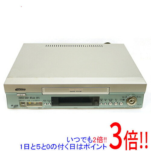 【いつでも2倍！1日と5.0のつく日、18日は3倍！】【中古】Victor S-VHS ビデオデッキ HR-V500 リモコン..