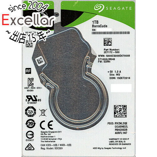 SEAGATE ノート用HDD 2.5inch ST1000LM048 1TB 7mm