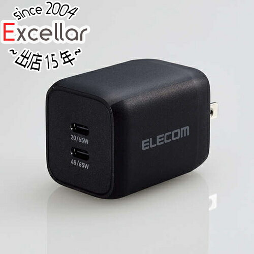 【いつでも2倍!5.0のつく日、18日は3倍!】ELECOM USB Power Delivery 65W キューブAC充電器(C×2) ACDC-PD4365BK ブラック 【いつでも2倍!5.0のつく日、18日は3倍!】ELECOM USB Power Delivery 65W キューブAC充電器(C×2) ACDC-PD4365BK ブラック