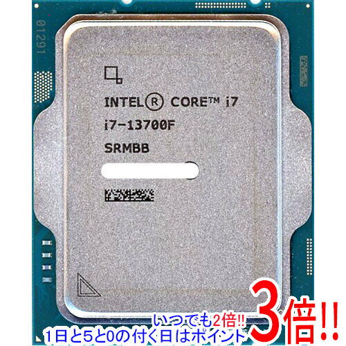 【いつでも2倍！1日と5.0のつく日、18日は3倍！】【バルク新品】 Core i7 13700F 2.1GHz LGA1700 SRMBB